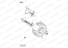 LEFT REAR WHEEL (MODEL K6/K7)