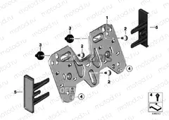 LICENCE PLATE ADAPTOR