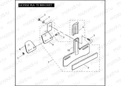 LICENSE PLATE BRACKET