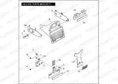 LICENSE PLATE BRACKETS