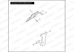 LICENSE PLATE BRACKETS