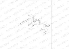 LICENSE PLATE BRACKETS - FLDE, FLHC, FLHCS, FXLR