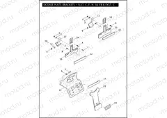 LICENSE PLATE BRACKETS - FLST, C, F, N, SB, FB & FXST, C