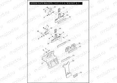 LICENSE PLATE BRACKETS - FLST, C, F, N, SB & FXST, B, C
