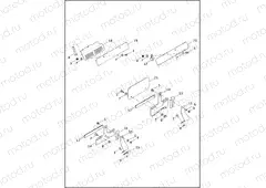 LICENSE PLATE BRACKETS - FLSTC, FLSTF, FLSTN, FLSTFB AND FLSTFBS
