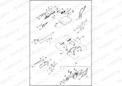 LICENSE PLATE BRACKETS - FXDB, FXDBP, FXDBB, FXDF, FXDC & FXDL