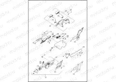 LICENSE PLATE BRACKETS - FXDB, FXDF, FXDLS
