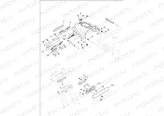 LICENSE PLATE BRACKETS - XG500, XG750