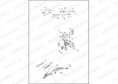 LICENSE PLATE BRACKETS - XL1200CX