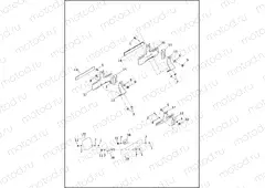 LICENSE PLATE BRACKETS - XL883L, XL1200C, XL1200CB, XL1200T
