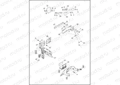 LICENSE PLATE BRACKETS - XL883N, XL1200NS, XL1200X, XL1200XS, 1200X ANX