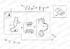 Lock hardware kit