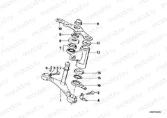 Lower fork cross brace