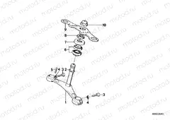 Lower fork cross brace