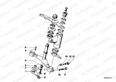 Lower fork cross brace
