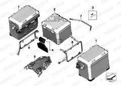 LUGGAGE SYSTEM R 1200 GS ADVENTURE
