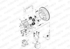 MAGNETO ASSEMBLY 2X4 300 W957530 (4930053005C011) | MAGNETO ASSEMBLY 2X4 300 W957530 (4930053005C011)