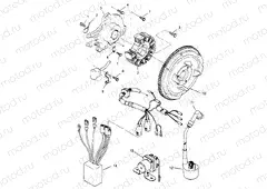 MAGNETO ASSEMBLY 2x4 400L W947540 (4926752675D001) | MAGNETO ASSEMBLY 2x4 400L W947540 (4926752675D001)