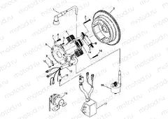 MAGNETO ASSEMBLY 4X4 250 W938127 (4924042404036A) | MAGNETO ASSEMBLY 4X4 250 W938127 (4924042404036A)