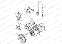 MAGNETO SPORTSMAN 500 W98CH50A and W98CH50AB (4945714571E001) | MAGNETO SPORTSMAN 500 W98CH50A and W98CH50AB (4945714571E001)