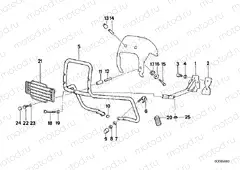 Main tube/mounting parts, mounting