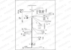 MAIN WIRING HARNESS - 1200 SPORT (2 OF 2)