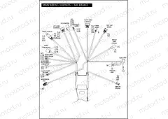 MAIN WIRING HARNESS - ABS BRAKES - FLHP & FLHPE (1 OF 5)