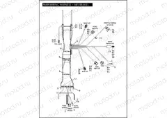 MAIN WIRING HARNESS - ABS BRAKES - FLHP & FLHPE (2 OF 5)