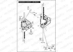 MAIN WIRING HARNESS - ABS BRAKES - FLHTP (4 OF 5)