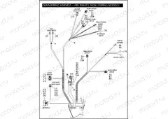 MAIN WIRING HARNESS - ABS BRAKES (NON-FAIRING MODELS) (5 OF 5)