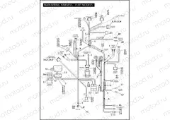 MAIN WIRING HARNESS, FLHT MODELS (2 OF 2)