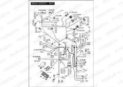 MAIN WIRING HARNESS, MAIN (CONTINUED)