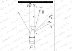 MAIN WIRING HARNESS - NON-ABS BRAKES (FAIRING MODELS) (1 OF 5)