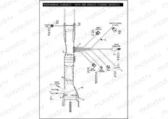MAIN WIRING HARNESS - NON-ABS BRAKES (FAIRING MODELS) (2 OF 5)