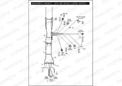 MAIN WIRING HARNESS - NON-ABS BRAKES (FAIRING MODELS) (2 OF 5)