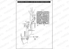 MAIN WIRING HARNESS - NON-ABS BRAKES (FAIRING MODELS) (3 OF 5)