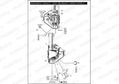 MAIN WIRING HARNESS - NON-ABS BRAKES (FAIRING MODELS) (4 OF 5)
