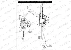 MAIN WIRING HARNESS - NON-ABS BRAKES (FAIRING MODELS) (4 OF 5)