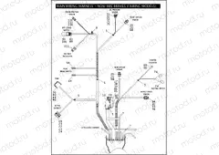 MAIN WIRING HARNESS - NON-ABS BRAKES (FAIRING MODELS) (5 OF 5)