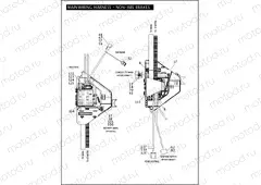 MAIN WIRING HARNESS - NON-ABS BRAKES - FLHP & FLHPE (4 OF 5)