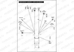 MAIN WIRING HARNESS - NON-ABS BRAKES - FLHTP (1 OF 5)