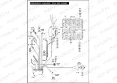 MAIN WIRING HARNESS - NON-ABS BRAKES - FLHTP (3 OF 5)