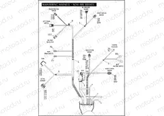 MAIN WIRING HARNESS - NON-ABS BRAKES - FLHTP (5 OF 5)