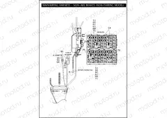 MAIN WIRING HARNESS - NON-ABS BRAKES (NON-FAIRING MODELS) (3 OF 5)
