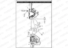 MAIN WIRING HARNESS - NON-ABS BRAKES (NON-FAIRING MODELS) (4 OF 5)