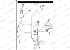MAIN WIRING HARNESS - NON-ABS BRAKES (NON-FAIRING MODELS) (5 OF 5)