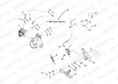 MASTER CYLINDER | MASTER CYLINDER, REAR AND FOOT PEDAL - A05MH68AK/AN/AD (4994229422B08)