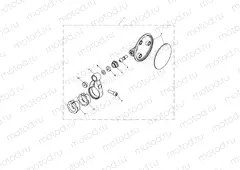 Mirror, Bar End, Clear
