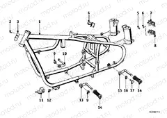 Motorcycle frame