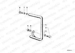 Mounting parts f rear protection bar